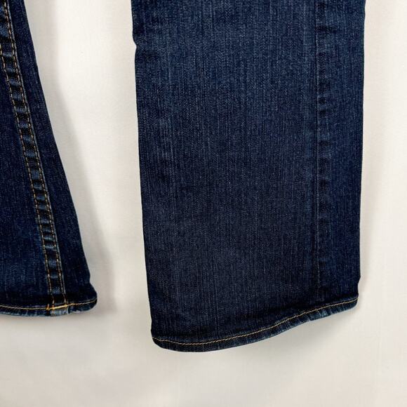 True Religion Womens Jean Joey Low Rise Bootcut Size 27 Y2K Designer Logo Luxury - Picture 4 of 6